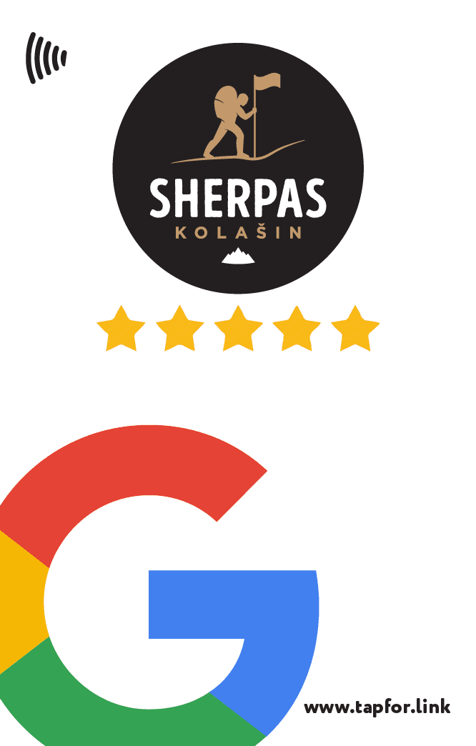 Sherpas Tapfor NFC card front